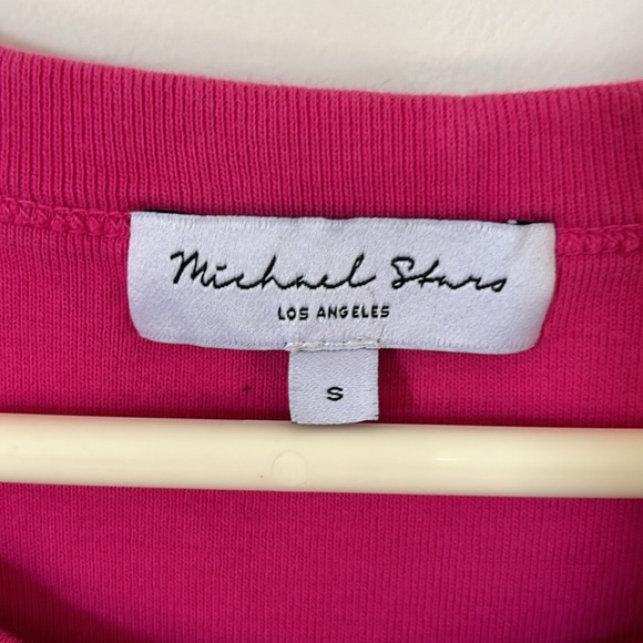 Michael Stars pink rib tank - size small - Picture 2 of 3